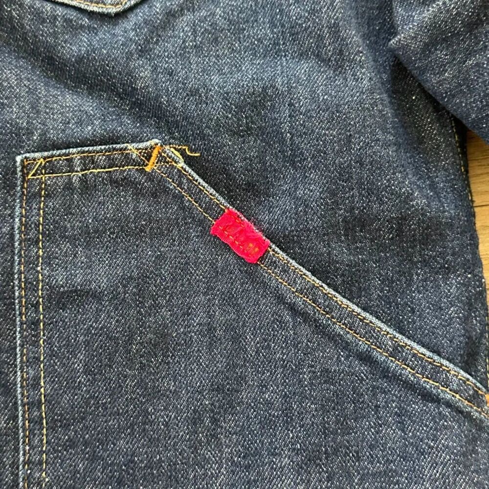 Vintage 50s Big Smith Type 2 Denim Jacket Size 40 - Picture 3 of 8